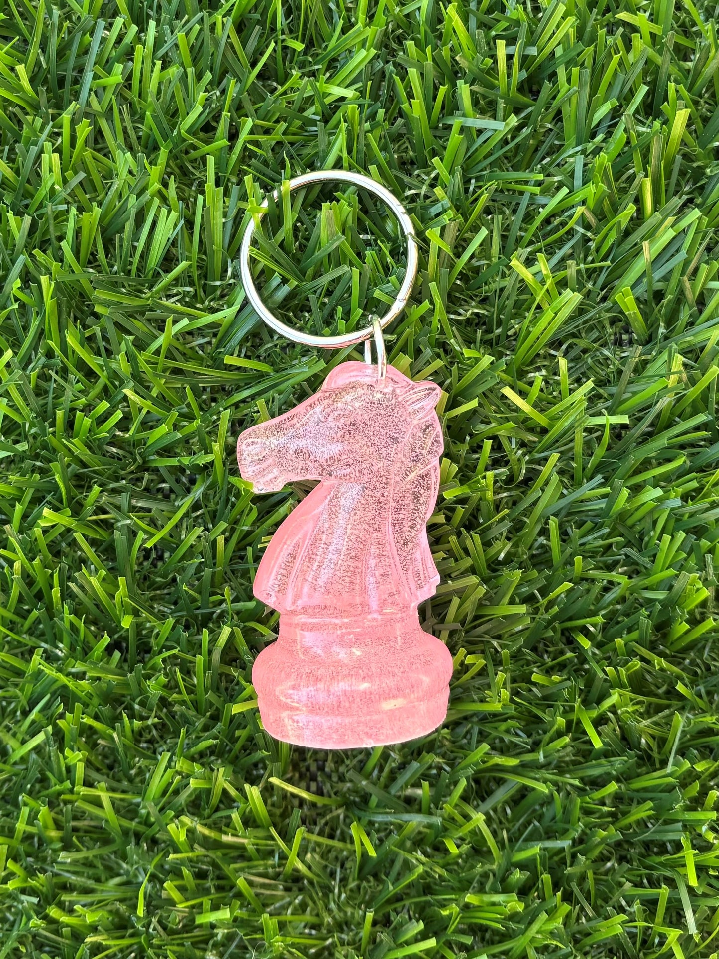 Resin Chess Piece Keychain