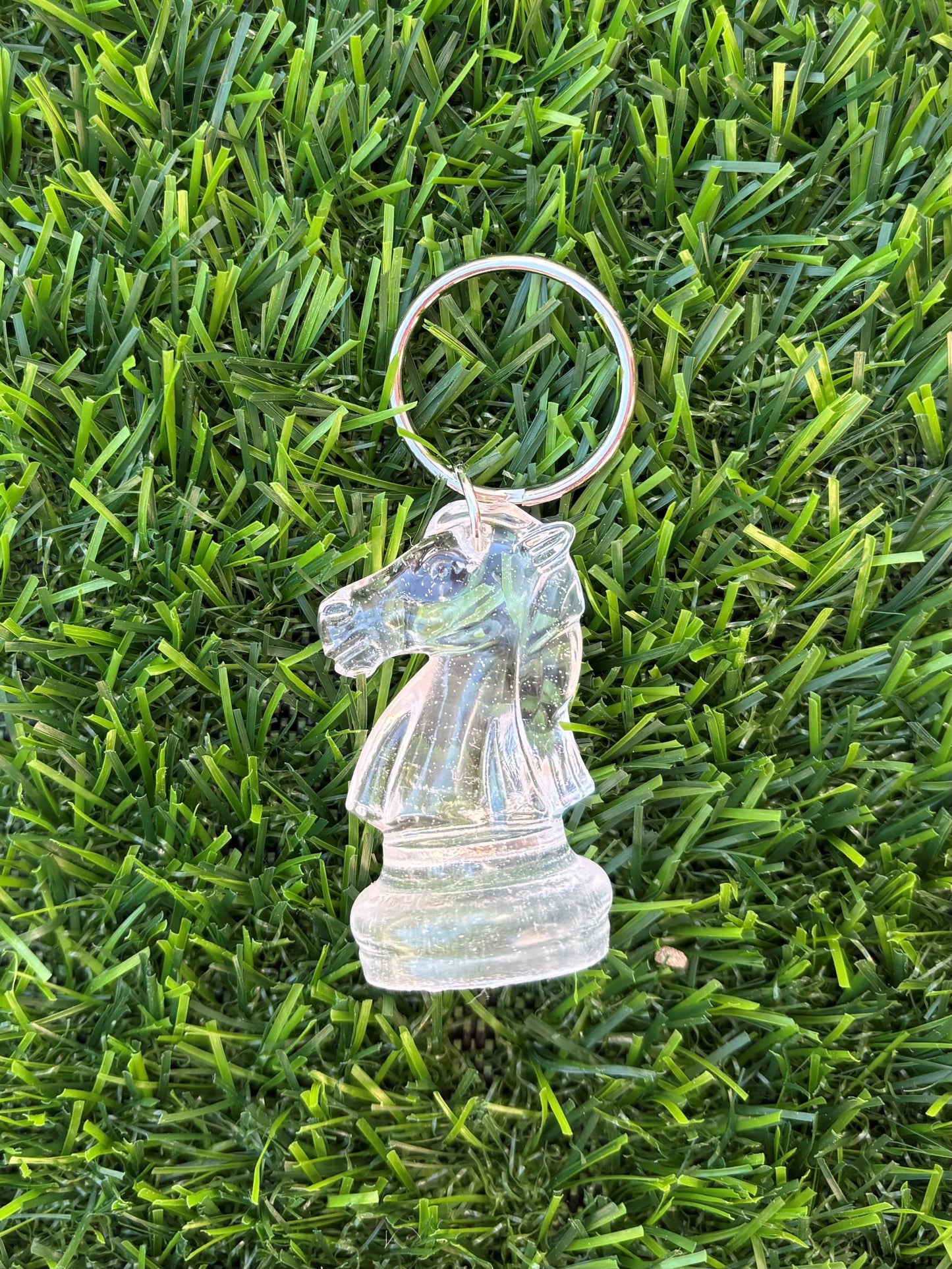 Resin Chess Piece Keychain